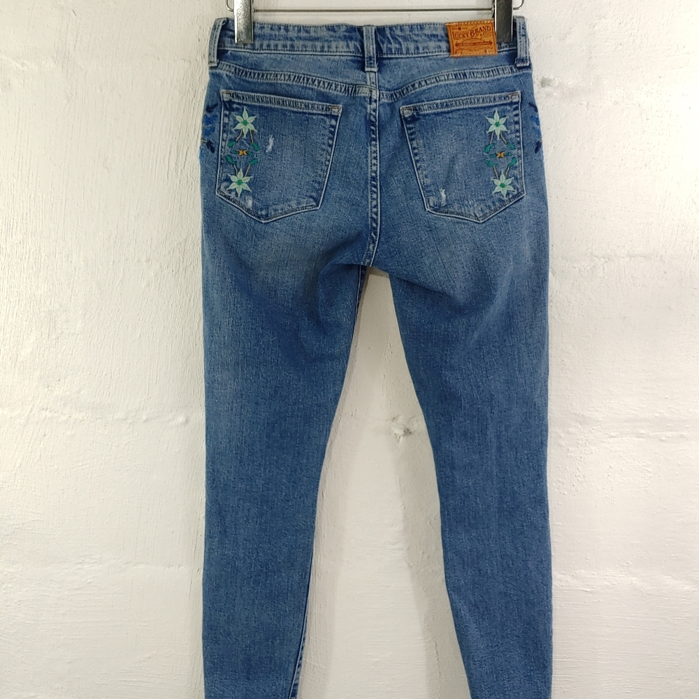 Lucky Brand Embroidered Jeans - Picture 11 of 14
